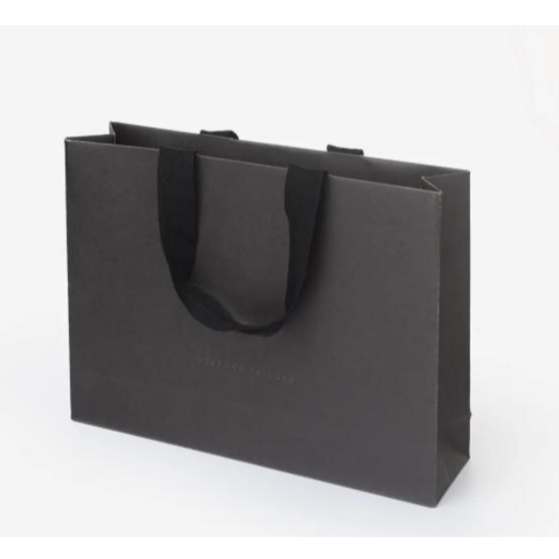 Luxury Matte Gift Shopping Paper Bag With Logo For Custom Packaging Bag