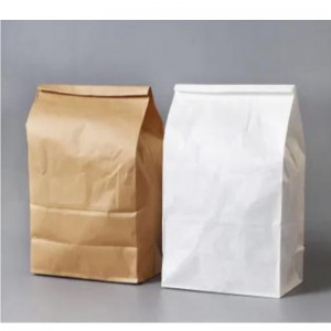 Customized Food Grade High Quality Customized Carry Paper Bag Flour Packing Bag Recycle Bags