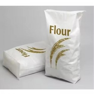 Wholesale custom 1kg 2kg 5kg 10kg recyclable stand up four side seal food grain mylar wheat powder maize flour packaging bag