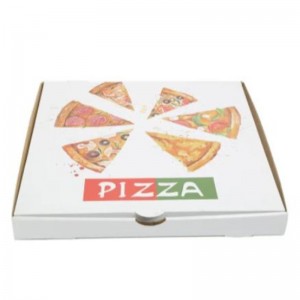Wholesale Custom Logo Printed 8-16 Inches Eco Friendly Box Package Food Grade Paper Pizza Box