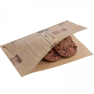 Disposable sandwich wraps custom logo Greaseproof 6.25