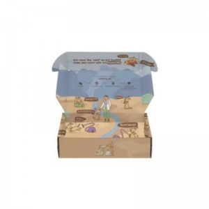 Custom carrying boxes packing shipping mailer box packaging with logo shipping paper box custom logo attractive